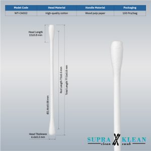 Cleanroom Cotton Swabs WT-CA002-1-100 Cleanroom Cotton Swabs WT-CA002-1-100