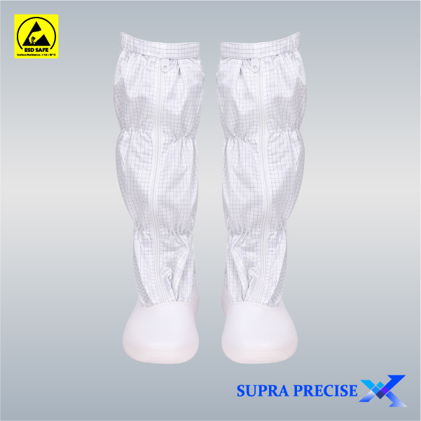 Cleanroom PU Booties Grid Fabric-2 Cleanroom PU Booties Grid Fabric-2