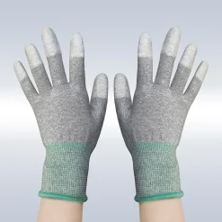 ESD TOP PU Coated Carboon Gloves