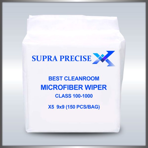 Cleanroom Microfiber Wiper X5 9x9 Inch
