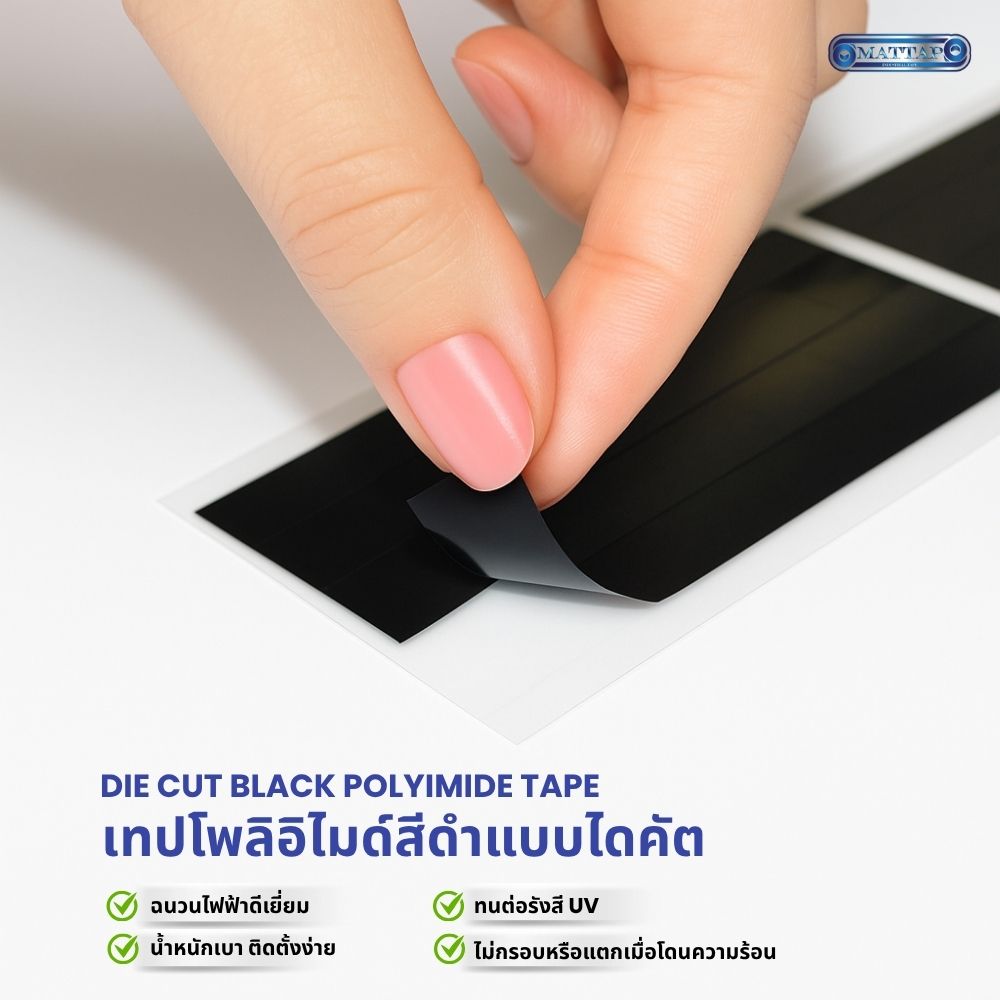Die Cut Black Polyimide Tape02