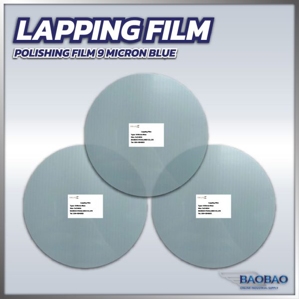 Polishing Film : 9 Micron Blue 5x5 INCH