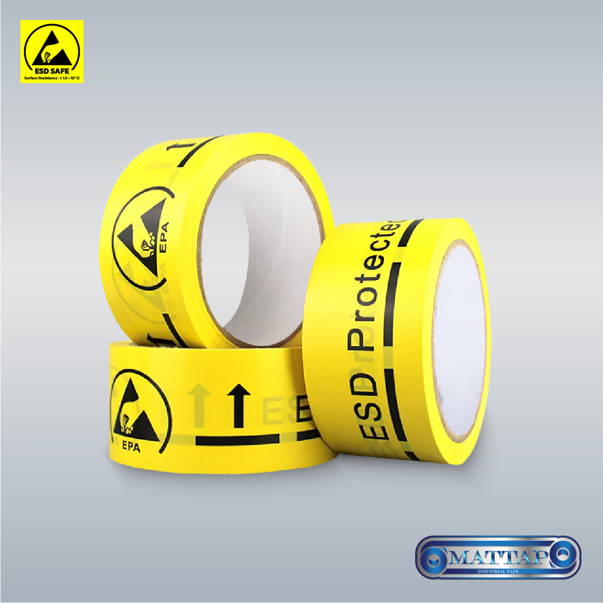 Printed Anti Static Tape – ESD Protected Area-1