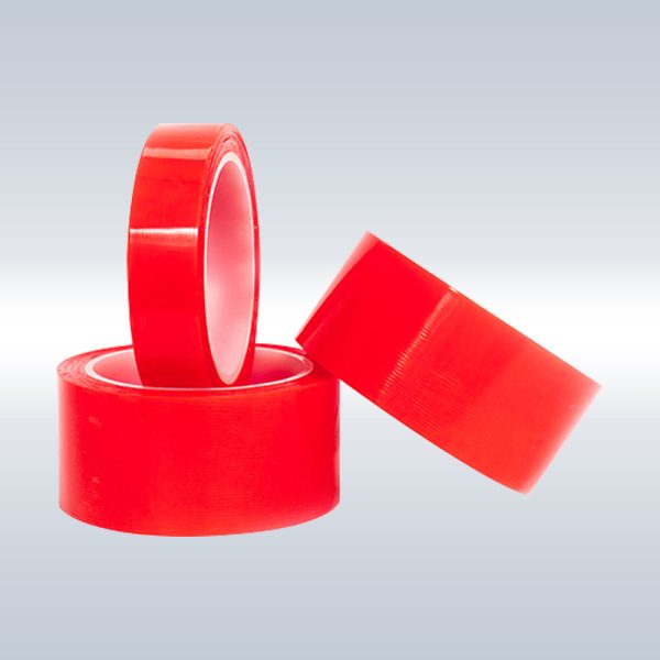 Red Polyester Silicone Tape
