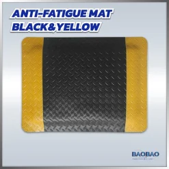 Anti-fatigue mat Black&Yellow