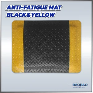 Anti-fatigue mat Black&Yellow