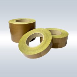 Brown PTFE Coated Fiberglass Tape with Liner
