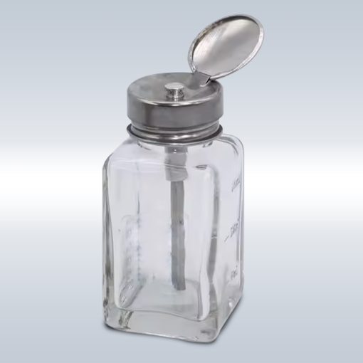 Glass solvent bottle 180 ml