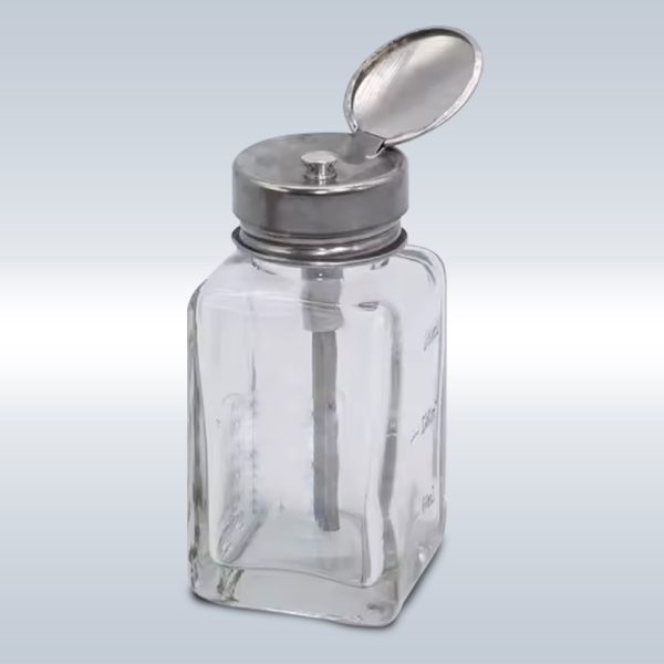 Glass solvent bottle 180 ml