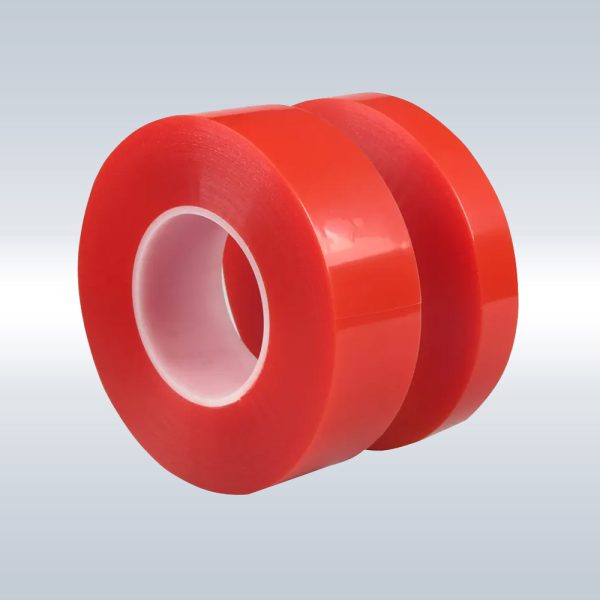 Red Polyester Acrylic Tape