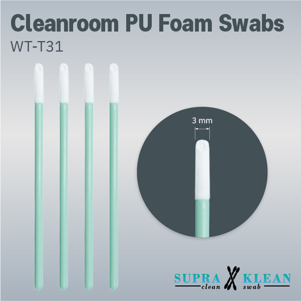 1-Cleanroom PU Foam Swabs WT-T31 1-Cleanroom PU Foam Swabs WT-T31