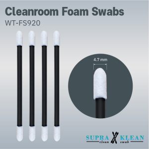 12-Cleanroom Foam Swabs WT-FS920