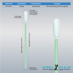 13-Cleanroom Foam Swabs WT-FS746-1