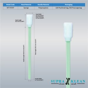 19-Cleanroom Foam Swabs WT-FS707-1