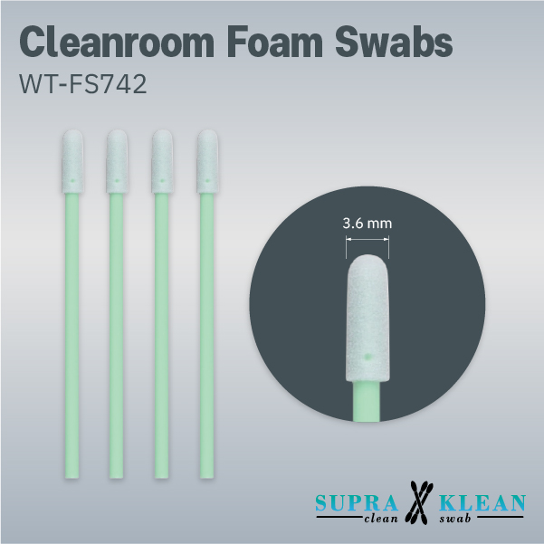 2-Cleanroom Foam Swabs WT-FS742 2-Cleanroom Foam Swabs WT-FS742
