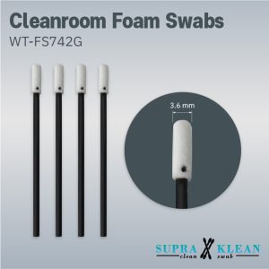 3-Cleanroom Foam Swabs WT-FS742G