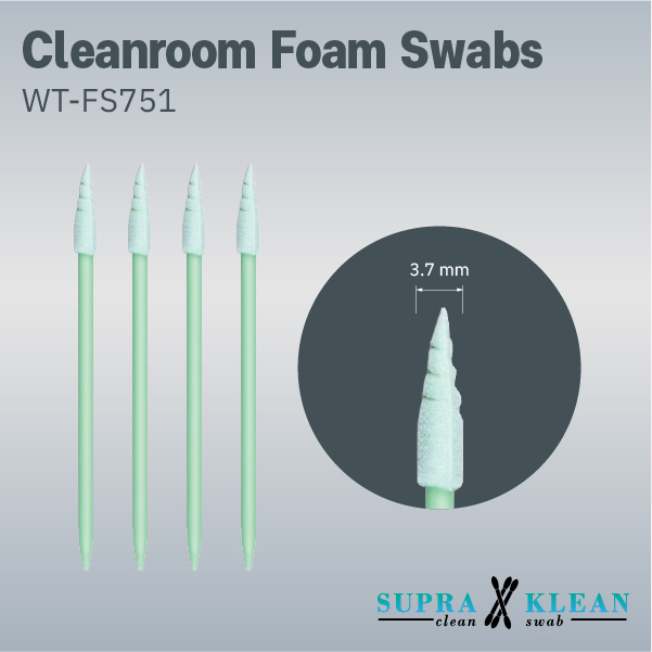 7-Cleanroom Foam Swabs WT-FS751 7-Cleanroom Foam Swabs WT-FS751
