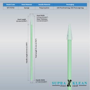 9-Cleanroom Foam Swabs WT-FS750-1