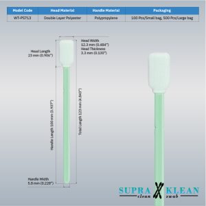 Cleanroom Polyester Swab WT-PS713-2