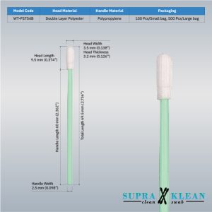 Cleanroom Polyester Swab WT-PS754B-2