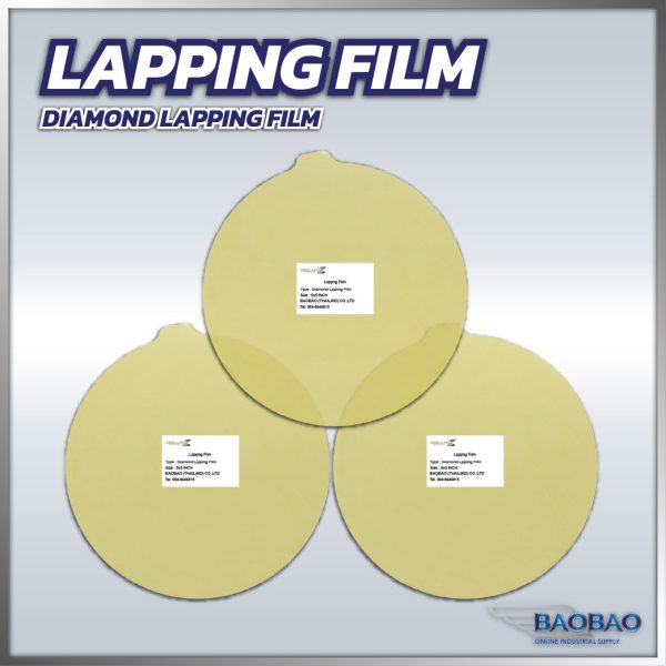 Diamond Lapping Film D6 Micron Yellow