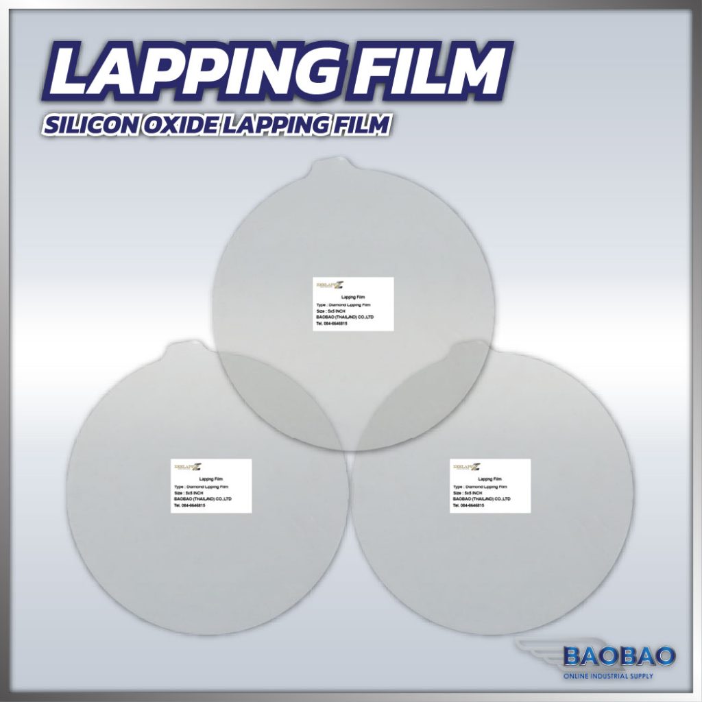 Aluminum Oxide Lapping Film, ฟิล์มขัดละเอียด, แผ่นขัดเงาละเอียด