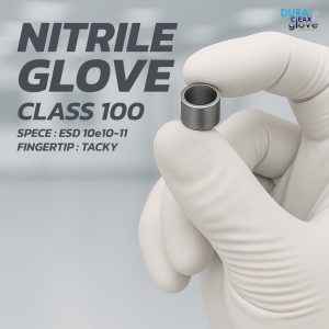 Nitrile Gloves cleanroom class100 12 Inch