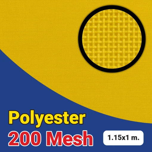 Polyester Mesh 200 (Yellow)