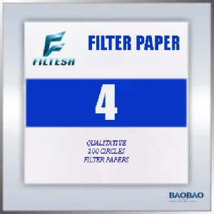 กระดาษกรอง เบอร์ 4 / Grade 4 Qualitative Filter Paper Standard Grade