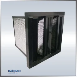 V-Type Combined Pleated Activated Carbon Filter