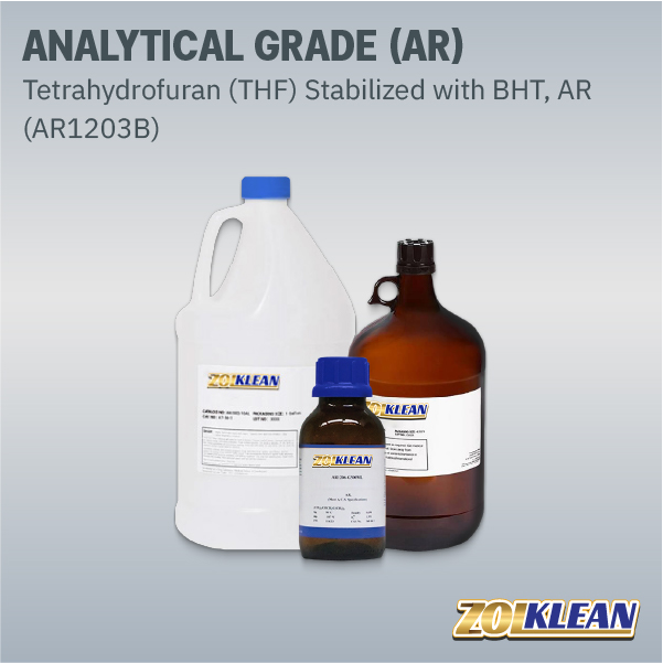 Tetrahydrofuran (THF) Stabilized with BHT, AR