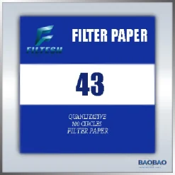 กระดาษกรอง เบอร์ 43 / Grade 43 Quantitative Filter Paper