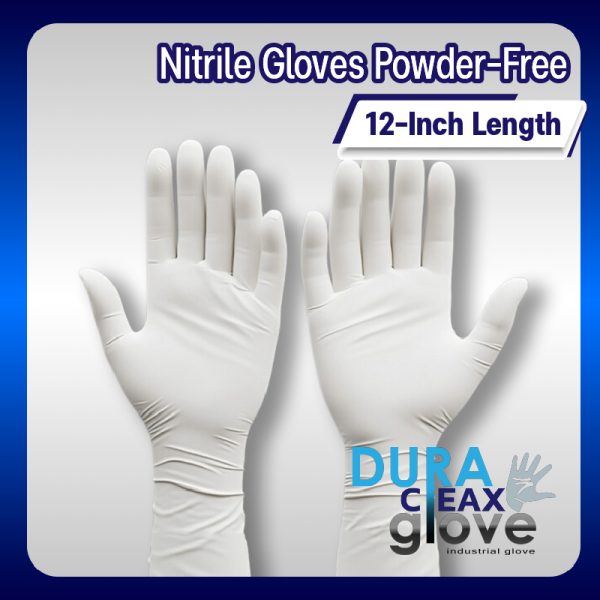 Nitrile Gloves Cleanroom Powder Free 6.2 g 12"