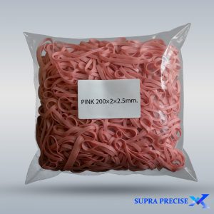 Anti-Static Rubber Band Pink ขนาด 200×2×2.5 มม. Anti-Static Rubber Band Pink ขนาด 200×2×2.5 มม.