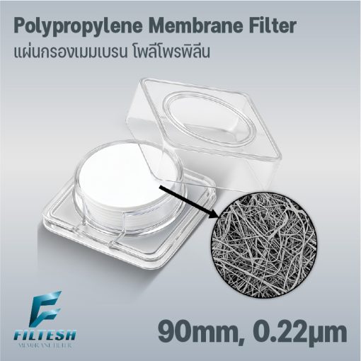 Polypropylene Membrane Filter 90mm, 0.22μm