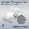 Hydrophobic PTFE Membrane Filter 13mm, 0.45μm