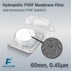 Hydrophilic PVDF Membrane Filter 60mm, 0.45μm