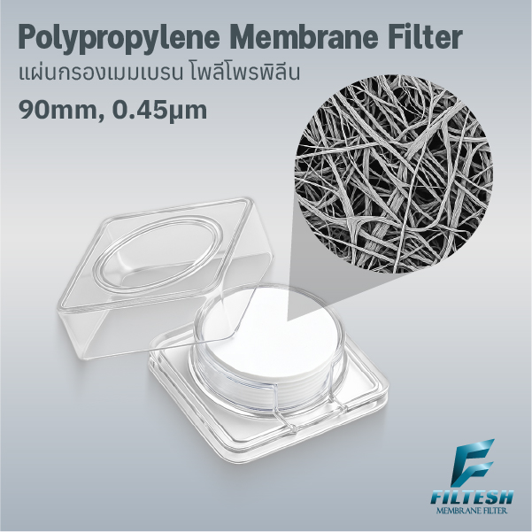 PP Membrane Filter 90mm, 0.45μm PP Membrane Filter 90mm, 0.45μm