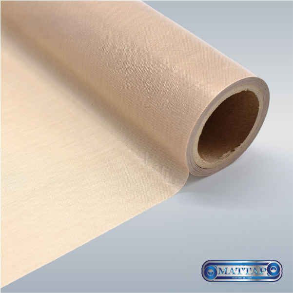 Brown PTFE Coated Fiberglass Fabric-1