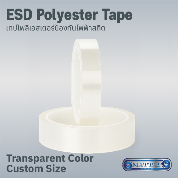 ESD Transparent Polyester Tape