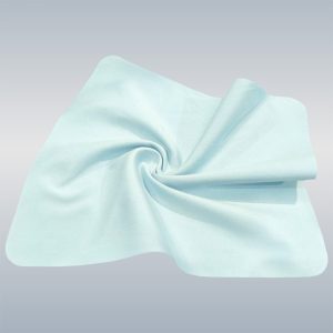 Blue Microfiber Wiper 14x17 cm.