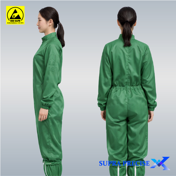 ESD Cleanroom Jumpsuits ชุดจั๊มสูทคลีนรูมป้องกันไฟฟ้าสถิต ESD Cleanroom Jumpsuits ชุดจั๊มสูทคลีนรูมป้องกันไฟฟ้าสถิต