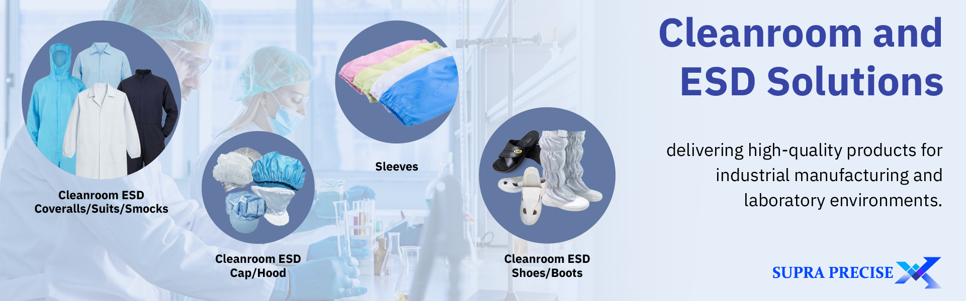 Cleanroom Suits & ESD Clothing Banner-1