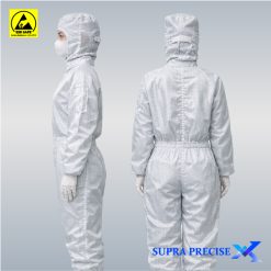 ESD Cleanroom Jumpsuits With Hood-1