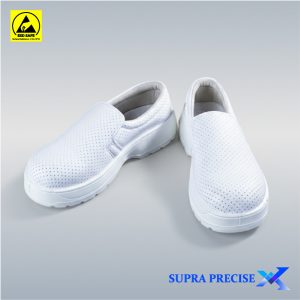 Cleanroom ESD Safety Shoe Upper Punching-1 Cleanroom ESD Safety Shoe Upper Punching-1