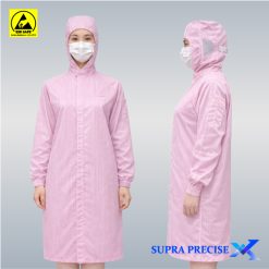 ESD Cleanroom Smock With Hood-