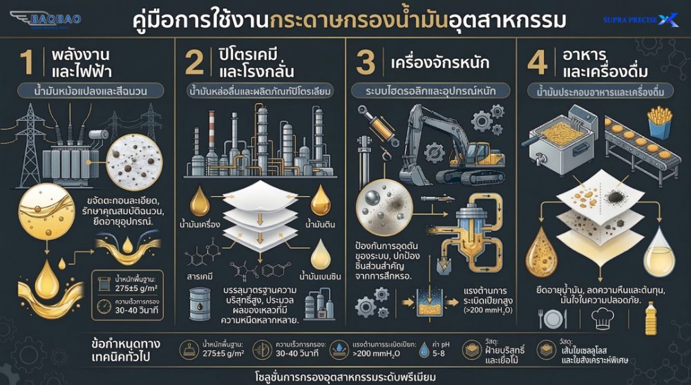 การแยกกลุ่มอุตสาหกรรมและการใช้งาน (Industry Breakdown).