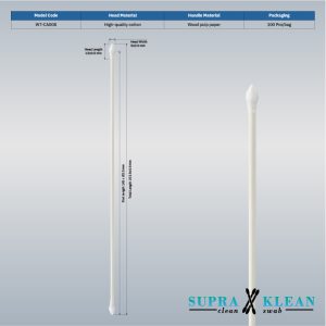 10-Cleanroom Cotton Swabs WT-CA008-1-100