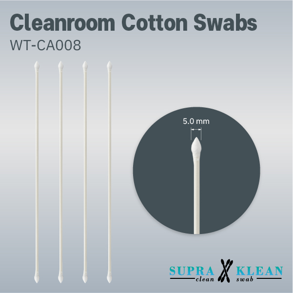 10-Cleanroom Cotton Swabs WT-CA008-100 10-Cleanroom Cotton Swabs WT-CA008-100