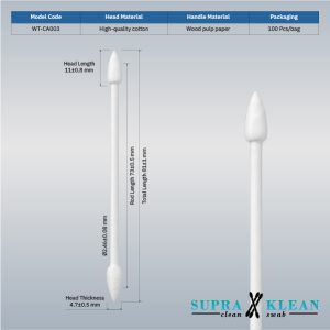 2-Cleanroom Cotton Swabs WT-CA003-1-100